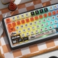 Starting Line 104+18 Clear PC+PBT Dye-subbed Pudding Jelly Keycaps Set MSA Profile Mechanical Keyboard